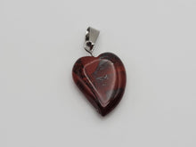Load image into Gallery viewer, Natural Handmade Crystal Necklace Silver Tone Mahogany Obsidian Pendant Necklace