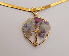 Load image into Gallery viewer, Fluorite Choker Necklace, Minimalist gifts, Cute trendy Choker Necklace