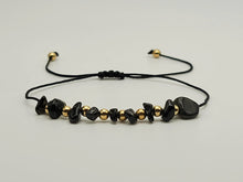 Load image into Gallery viewer, Black Obsidian Healing Bracelet Chip Bracelet Natural crystal Bracelet
