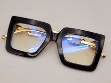 Load image into Gallery viewer, Bridesmaid gift Big Rectangle Unisex Luxury Sunglasses Vintage Punk