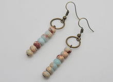Load image into Gallery viewer, Handmade Amazonite Natural Drop Earrings , Stone Earrings
