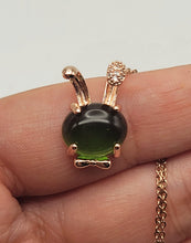 Load image into Gallery viewer, Jade Natural Bunny Necklace Gold Tone Necklace- Good Luck•Fortune (Powerful Necklace)