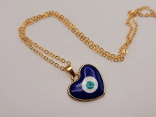 Load image into Gallery viewer, Evil Eye Necklace Blue Evil Eye Blue Eye Necklace • Gift for Her • Anniversary Gift • Birthday Gift •