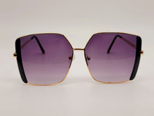 Load image into Gallery viewer, Square Rectangle Unisex Luxury Sunglasses Vintage Punk Black