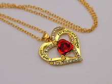 Load image into Gallery viewer, I Love You Necklace - Trendy Heart necklace Gold tone