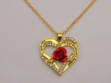 Load image into Gallery viewer, I Love You Necklace - Trendy Heart necklace Gold tone