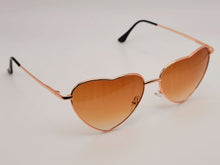 Load image into Gallery viewer, Lb diamond - Heart Shape Heart Sunglasses Retro Vintage Boho Tea