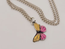 Load image into Gallery viewer, Butterfly Necklace - Trendy Butterfly necklace Silver tone - Gift for her