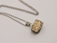 Load image into Gallery viewer, Natural Crystal Necklace Pyrite Stone Gift for her Healing Crystals