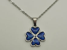 Load image into Gallery viewer, Changing Color Mood Stone Necklace Heart Necklace Mood