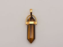 Load image into Gallery viewer, Tiger's Eye Point Necklace Genuine Handmade