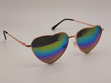 Load image into Gallery viewer, Lb diamond - Heart Shape Heart Sunglasses Retro Vintage Boho Rainbow