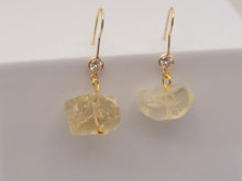 Load image into Gallery viewer, Handmade Smoky Quartz Natural Drop Earrings , Stone Earrings