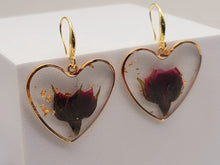 Load image into Gallery viewer, Pressed Wild Flower Earrings | Multi Flower Earrings | Resin Jewelry