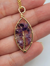 Load image into Gallery viewer, Natural Handmade Crystal Feng Shui Necklace , Amethyst,Feng shui Necklace