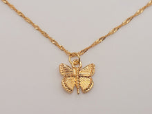Load image into Gallery viewer, Butterfly Necklace - Trendy Butterfly necklace Gold tone