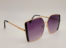 Load image into Gallery viewer, Square Rectangle Unisex Luxury Sunglasses Vintage Punk Black