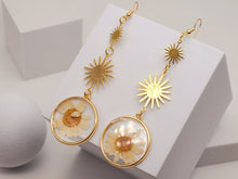 Load image into Gallery viewer, Pressed Wild Flower Earrings | Multi Flower Earrings | Resin Jewelry