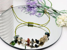 Load image into Gallery viewer, Unakite Adjustable Bracelet - Beautiful Chip Beaded Jewelry Gift for Her or Him