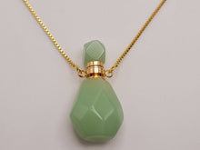 Load image into Gallery viewer, Perfume Bottle Necklace Made with Genuine Stones