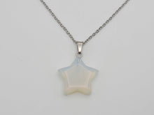 Load image into Gallery viewer, Opal Star Necklace - Silver Tone Beauty for Every Occasion Silver Tone