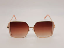 Load image into Gallery viewer, Fashion Big Rectangle Unisex Luxury Sunglasses Vintage Punk Tea