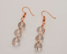 Load image into Gallery viewer, Handmade Clear Quartz Natural Drop Earrings , Stone Earrings