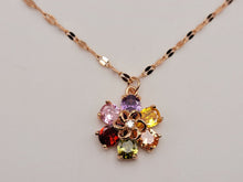 Load image into Gallery viewer, Gorgeous Flower Colorful Stainless Steel Necklace - Healing necklace