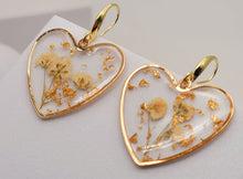 Load image into Gallery viewer, Pressed Wild Flower Earrings | Multi Flower Earrings | Resin Jewelry