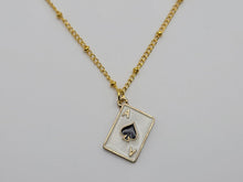 Load image into Gallery viewer, Punk Style Lovely Poker Necklace - Trendy necklace Gold tone