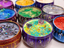 Load image into Gallery viewer, Manifestation Candles For Love, Abundance, Clarity, Spiritual Cleanse, Healing, reiki energy, herbs, and organic soy Wax