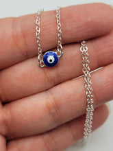 Load image into Gallery viewer, Evil Eye Necklace Blue Evil Eye Blue Eye Necklace • Gift for Her •