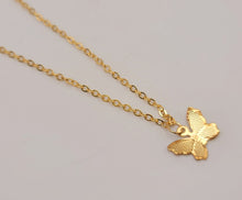 Load image into Gallery viewer, Butterfly Necklace - Trendy Butterfly necklace Gold tone - Gift for her