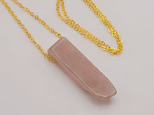 Load image into Gallery viewer, Crystal Necklace Golden Amethyst, Amazonite, Tiger Eye , Rose Quartz