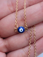 Load image into Gallery viewer, Evil Eye Necklace Blue Evil Eye Blue Eye Necklace • Gift for Her •