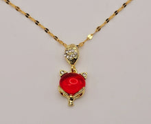 Load image into Gallery viewer, Carnelian Pendant Necklace Kitty Shaped, Handmade Minimalist Gifts