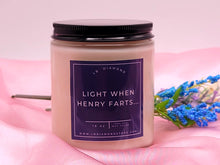 Load image into Gallery viewer, Personalized Light When Name Farts Soy Candle Natural Soy Wax Candle