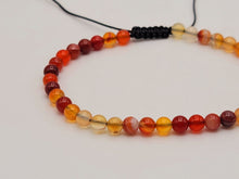 Load image into Gallery viewer, Carnelian Bracelet , Chakra Bracelet | adjustable bracelet, love and opportunity