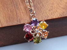 Load image into Gallery viewer, Gorgeous Flower Colorful Stainless Steel Necklace - Healing necklace
