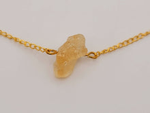 Load image into Gallery viewer, Crystal Necklace Golden Raw Citrine Healing Crystal Stone Necklace