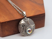 Load image into Gallery viewer, Mushroom Necklace Boho Jewelry for Gift, Silver Mushroom Pendant, Hippie Jewelry