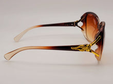 Load image into Gallery viewer, Ladies Rectangle Unisex Luxury Sunglasses Vintage Punk Black & Tea