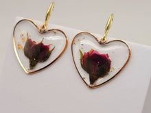 Load image into Gallery viewer, Pressed Wild Flower Earrings | Multi Flower Earrings | Resin Jewelry
