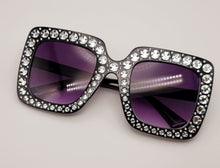 Load image into Gallery viewer, Luxury Big Rectangle Unisex Luxury Sunglasses Vintage Punk