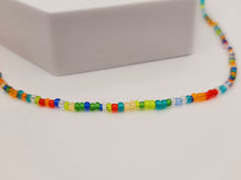 Load image into Gallery viewer, Bohemian Finds, Cute Colorful Choker necklace Handmade, Crystal beaded