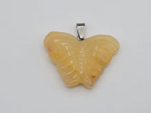 Load image into Gallery viewer, Citrine Butterfly pendant Necklace Crystal Citrine pendant November Birthstone