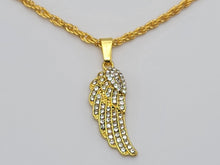 Load image into Gallery viewer, Golden Wing Pendant necklace Trending Necklace , Gold plated charm