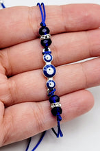 Load image into Gallery viewer, Men’s Women’s Evil Eye Bracelet,Blue Eye,Red String Bracelet