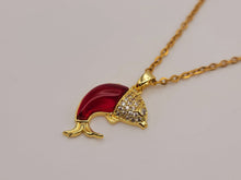 Load image into Gallery viewer, Natural Handmade Crystal Necklace Cute Fish Necklace Trendy necklace