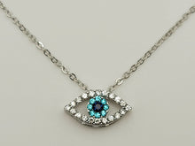 Load image into Gallery viewer, Beautiful Blue Evil Eye Necklace For Protection